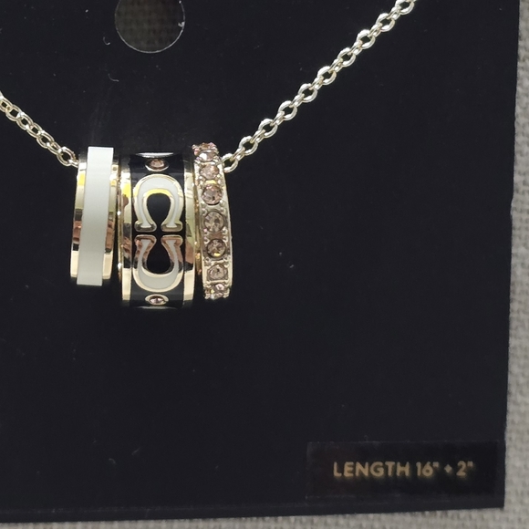 Coach Signature Enamel Necklace - Picture 4 of 4
